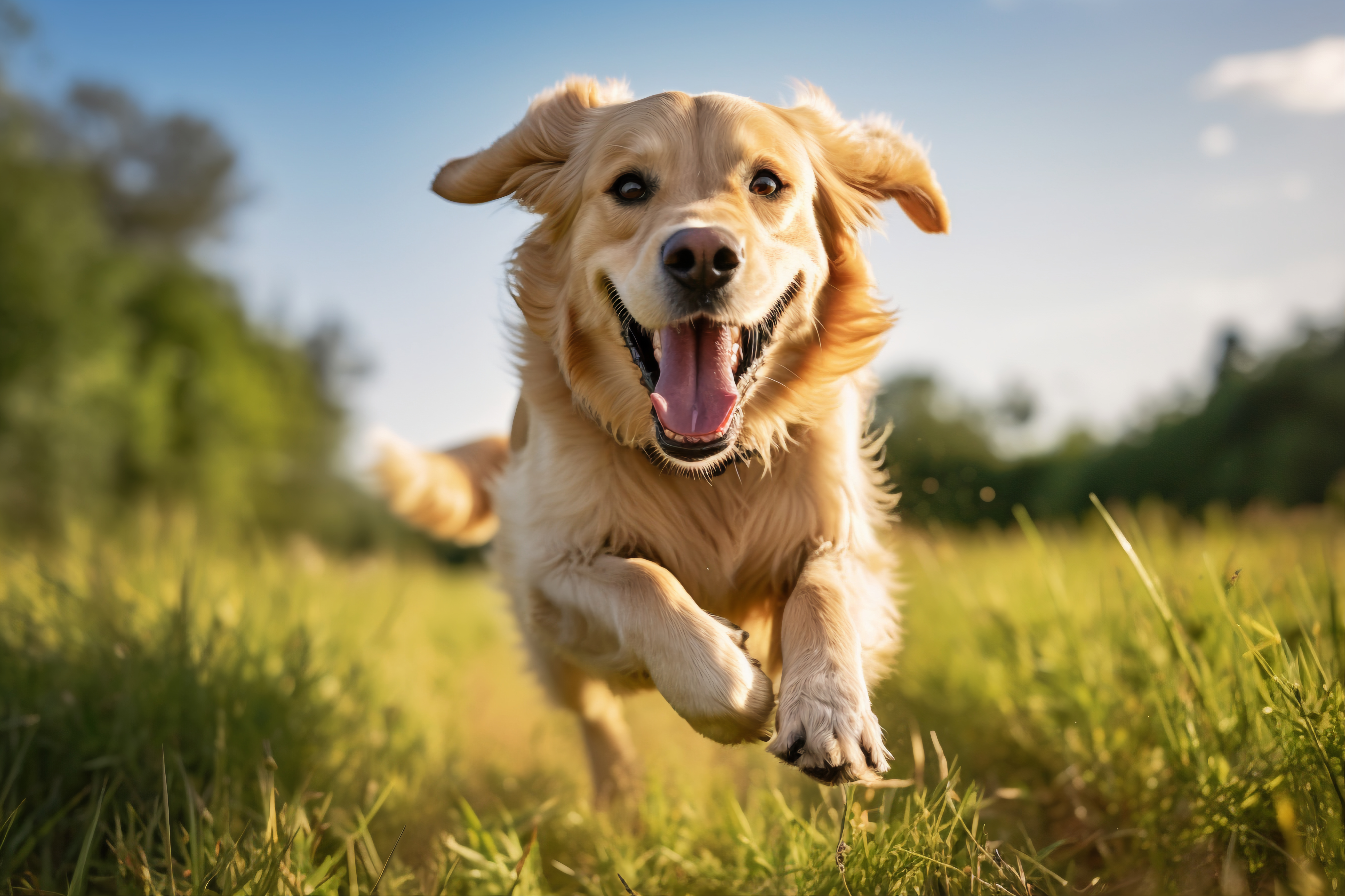 Adoptable dog and volunteer